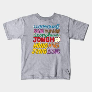 ATEEZ' cute names. Kids T-Shirt